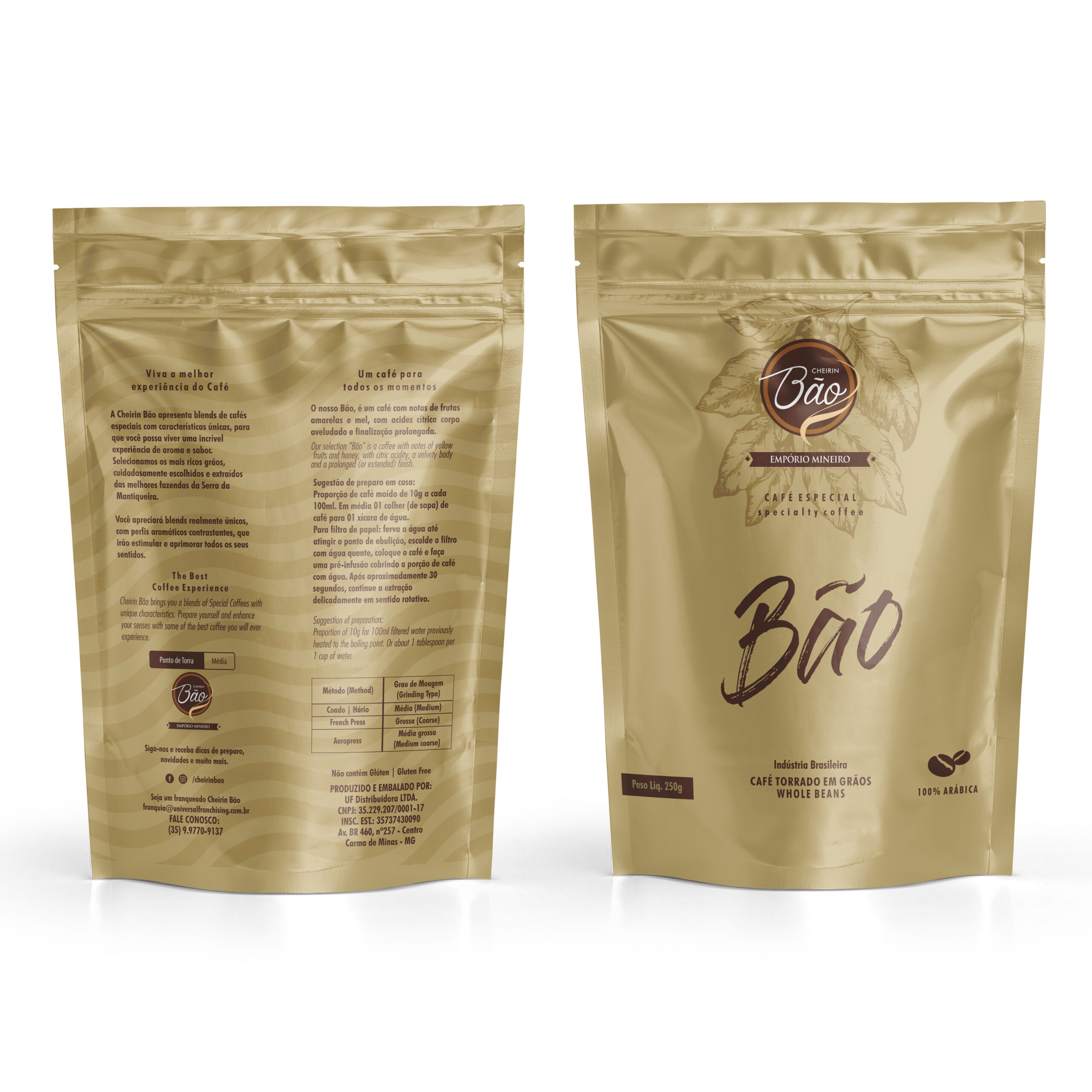 MOCKUP - CHEIRINHO BÃO 250G - BÃO